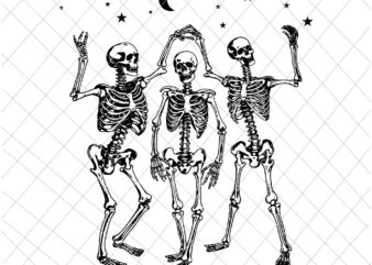 Dancing Skeleton Svg, Skeletons Halloween Funny Svg, Skeleton Halloween Svg, Dancing Halloween Svg