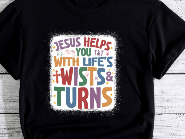 Vbs twist and turn 2023 following jesus changes the game t shirt vector art