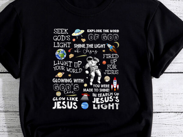 Vintage stellar vbs 2023 seeking god_s light t shirt vector art