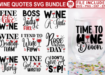 Wine SVG Bundle, Wine tshirt Bundle