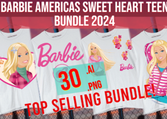 Barbie Americas Sweet Heart Teen Bundle Top Seller Movie 2024