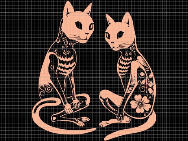 Halloween skeleton cat svg, cat halloween svg, halloween svg, witch svg, halloween cat and skeleton svg, funny halloween svg, cat women’s halloween svg graphic t shirt