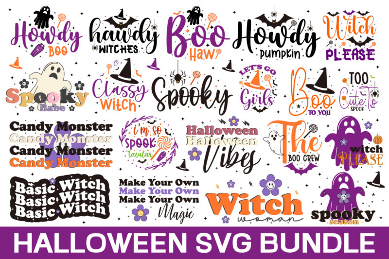 Halloween svg bundle , halloween t-shirt bundle , good witch t-shirt design , boo! t-shirt design ,boo! svg cut file , halloween t shirt bundle, halloween t shirts bundle, halloween