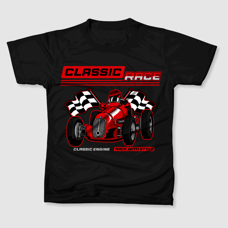 classic Racing Car Style