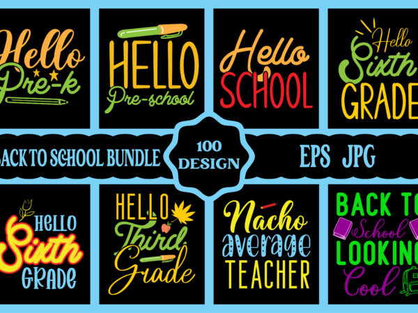 Back to school eps bundle retro first day of school 2nd grade pre k kindergarten pencil teacher life sublimation download teacher, teacher appreciation, funny, school, teacher, shirt, last day of t shirt template