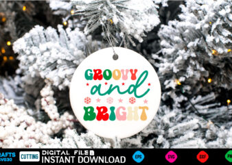 Groovy and bright christmas, funny, birthday, cute, xmas, holiday, humor, vintage, merry christmas, santa, cool, love, winter, retro, idea, holidays, dad, mothers day, halloween, quote, fathers day, mom, family, santa