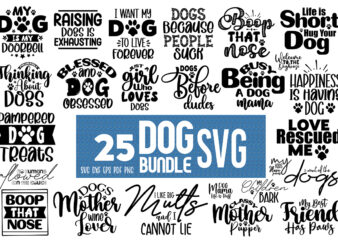 Dog SVG Bundle, Dog SVG Design Bundle, Dog Paw