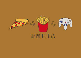 Perfect Plan t shirt illustration