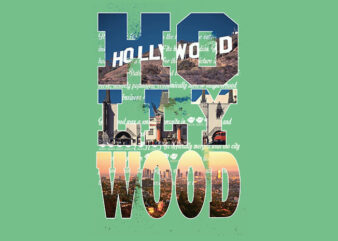 Hollywood graphic t shirt