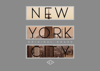 New York T shirt vector artwork