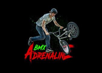 Bmx Adrenaline t shirt template