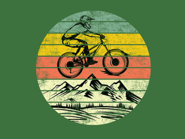 Mountain circle t shirt designs for sale