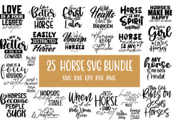 Horse SVG Bundle graphic t shirt