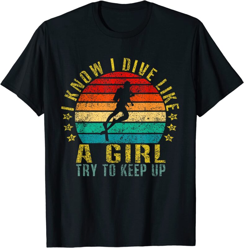 Funny Run Like A Girl Try Keep Up T-Shirt Girl's Running Tee Funny Run Like A Girl Try Keep Up T-Shirt Girl's Running Tee