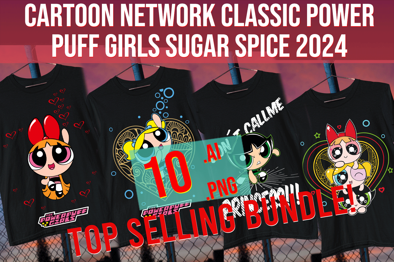 Classic Cartoon Network Classic Power Puff Girls Sugar Spice Mojo