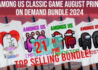 Among us Classic Game August Print on Demand Bundle Deformitos 2024 Bundle