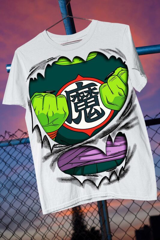dragon ball z gt body armor character anime manga otaku body suit muscles print on demand
