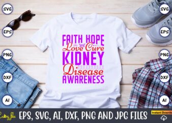 Faith Hope Love Cure Kidney Disease Awareness,Hepatitis Day, Hepatitis Day t-shirt, Hepatitis Day design, Hepatitis Day t-shirt design, Hepatitis Daydesign bundle,I Wear Red And Yellow Svg Png, Hepatitis Awareness Svg,