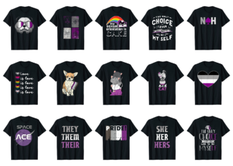 15 Asexual Shirt Designs Bundle For Commercial Use Part 5, Asexual T-shirt, Asexual png file, Asexual digital file, Asexual gift, Asexual download, Asexual design