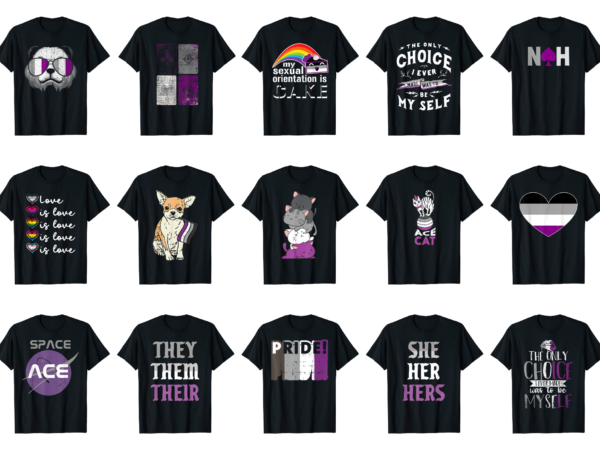 15 asexual shirt designs bundle for commercial use part 5, asexual t-shirt, asexual png file, asexual digital file, asexual gift, asexual download, asexual design