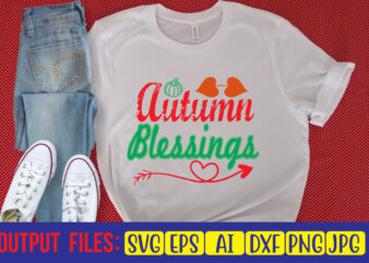 Autumn Blessings t shirt vector