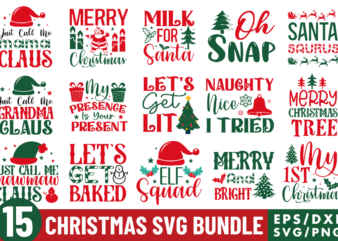 Christmas Svg Bundle Christmas Tshirt Bundle