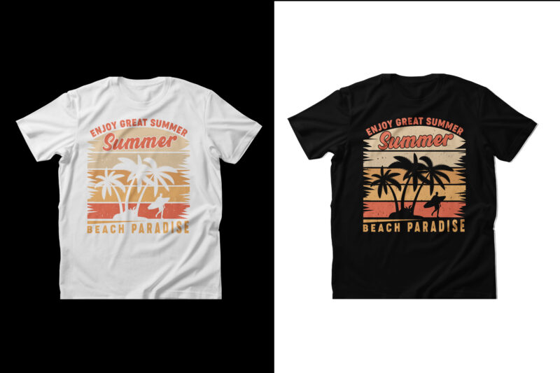 Summer t shirt design bundle