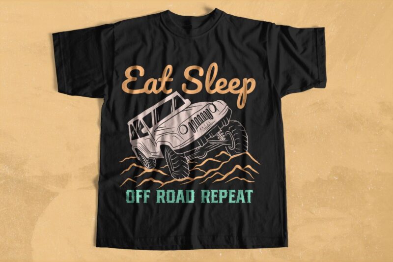 Vintage Off Road Adventure T-shirt Designs Vector Bundle, Off Road Expedition Graphic T-shirt for Club Community, Off Road Vector Designs for T-shirt