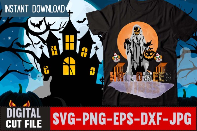 300 T-shirt Bundle,Halloween Mega T-shirt Design BUndle , 300 + Design