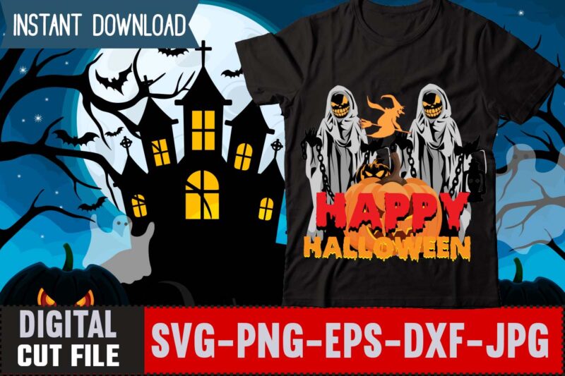 300 T-shirt Bundle,Halloween Mega T-shirt Design BUndle , 300 + Design