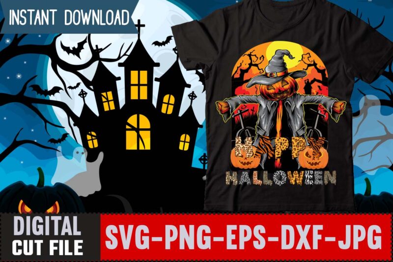 300 T-shirt Bundle,Halloween Mega T-shirt Design BUndle , 300 + Design