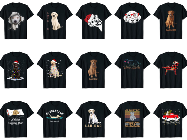 15 labrador shirt designs bundle for commercial use part 5, labrador t-shirt, labrador png file, labrador digital file, labrador gift, labrador download, labrador design