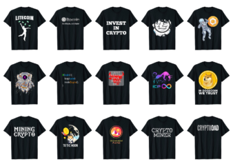 15 Crypto Shirt Designs Bundle For Commercial Use Part 4, Crypto T-shirt, Crypto png file, Crypto digital file, Crypto gift, Crypto download, Crypto design