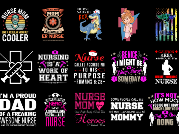 15 nurse shirt designs bundle for commercial use part 5, nurse t-shirt, nurse png file, nurse digital file, nurse gift, nurse download, nurse design dbh
