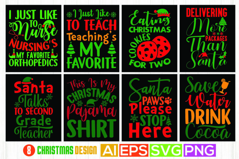 typography merry christmas greeting funny graphic, celebration christmas holiday isolated t shirt design