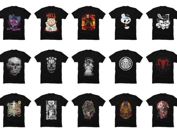 15 skull shirt designs bundle for commercial use part 7, skull t-shirt, skull png file, skull digital file, skull gift, skull download, skull design dbh