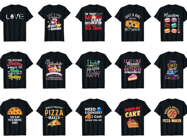 15 baker shirt designs bundle for commercial use part 5, baker t-shirt, baker png file, baker digital file, baker gift, baker download, baker design