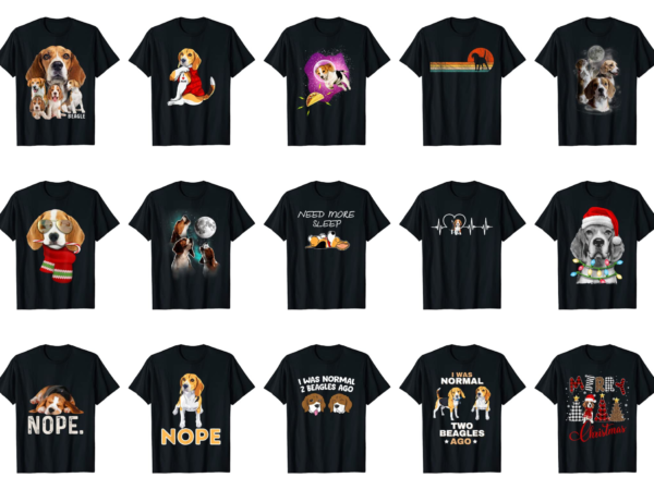 15 beagle shirt designs bundle for commercial use part 5, beagle t-shirt, beagle png file, beagle digital file, beagle gift, beagle download, beagle design