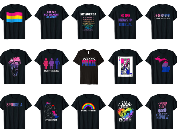 15 bisexual shirt designs bundle for commercial use part 5, bisexual t-shirt, bisexual png file, bisexual digital file, bisexual gift, bisexual download, bisexual design