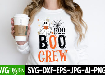 Boo Boo Crew T-Shirt Design, Boo Boo Crew Vector T-Shirt Design, Halloween SVG Bundle, Retro Halloween Bundle,Spooky Season, Trick Or Treat Svg,Halloween svg,Spooky Vibes Svg,Funny Halloween svg,Halloween Sublimation PNG ,