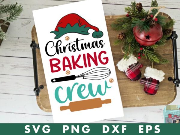 Christmas baking crew svg, christmas baking crew tshirt design