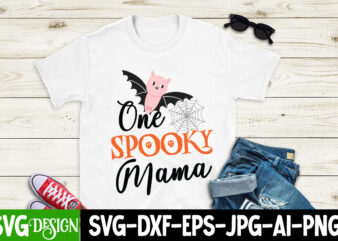 One Spooky mama Vector T-Shirt Design On Sale, Happy Halloween T-Shirt Design, Happy Halloween Vector t-Shirt Design, Boo Boo Crew T-Shirt Design, Boo Boo Crew Vector T-Shirt Design, Halloween SVG