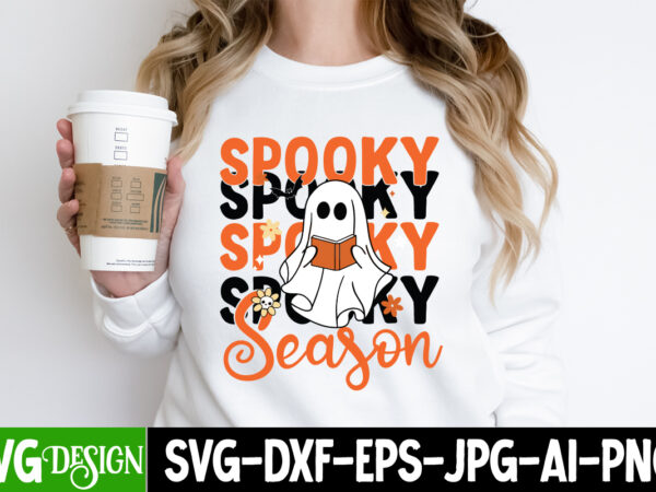 Spooky season t-shirt design, spooky season svg cut file, happy halloween t-shirt design, happy halloween vector t-shirt design, boo boo crew t-shirt design, boo boo crew vector t-shirt design, halloween