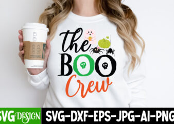 The Boo Crew T-Shirt Design, The Boo Crew Vector T-Shirt Design, Happy Halloween T-Shirt Design, Happy Halloween Vector t-Shirt Design, Boo Boo Crew T-Shirt Design, Boo Boo Crew Vector T-Shirt