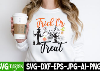 Trick Or Treat T-Shirt Design, Trick Or Treat Vector T-Shirt Design, Happy Halloween T-Shirt Design, Happy Halloween Vector t-Shirt Design, Boo Boo Crew T-Shirt Design, Boo Boo Crew Vector T-Shirt