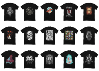 15 Skull Shirt Designs Bundle For Commercial Use Part 10, Skull T-shirt, Skull png file, Skull digital file, Skull gift, Skull download, Skull design DBH