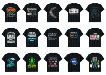 15 Scientist Shirt Designs Bundle For Commercial Use Part 3, Scientist T-shirt, Scientist png file, Scientist digital file, Scientist gift, Scientist download, Scientist design