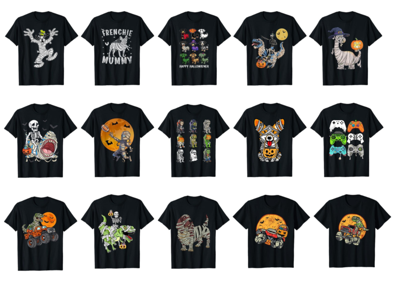 15 Halloween Mummy shirt Designs Bundle For Commercial Use Part 5, Mummy T-shirt, Mummy png file, Mummy digital file, Mummy gift, Mummy download, Mummy design AMZ