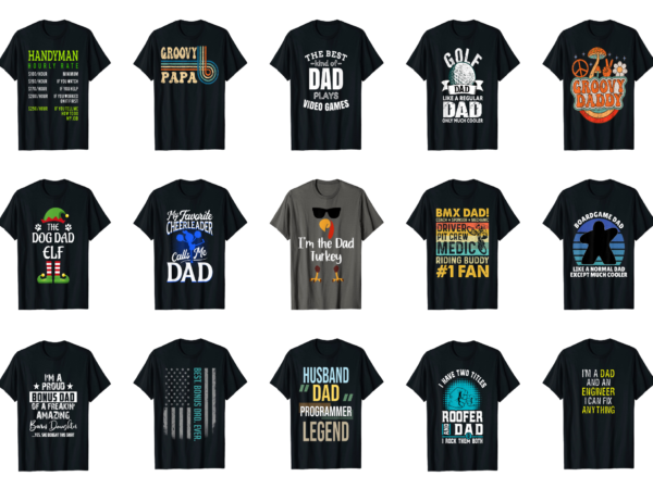 15 dad shirt designs bundle for commercial use part 4, dad t-shirt, dad png file, dad digital file, dad gift, dad download, dad design