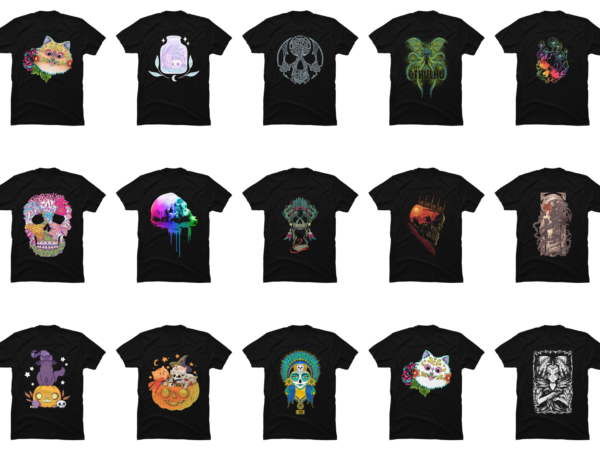 15 skull shirt designs bundle for commercial use part 3, skull t-shirt, skull png file, skull digital file, skull gift, skull download, skull design dbh